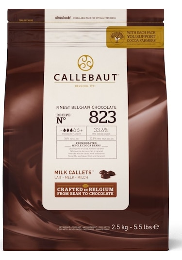 Callebaut Sütlü Damla Çikolata 823 2500 G
