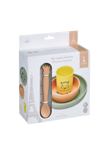 Sophie La Girafe Silikon Mama Seti Çok Renkli