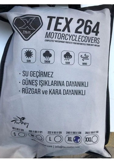 Xbyc 264 Motosiklet Ve Bisiklet Brandası Su Geçirmez Kalın Kumaş M Beden