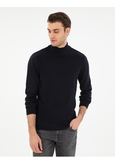 Pierre Cardin Erkek Lacivert Kazak /triko 50300498-vr033 Lacivert