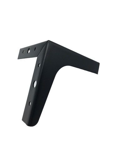 Lh-j0016 Metal Tv Sehpası Kanepe Ayağı, Yükseklik: 10cm Mat Siyah Mat Siyah