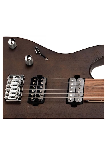 New Orleans Fts240 Mat Koyu Kahve Solak Elektro Perdesiz Gitar