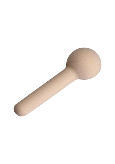 Bambu 6'lı Baharat Kaşığı Yuvarlak Uçlu Bambu Kaşık