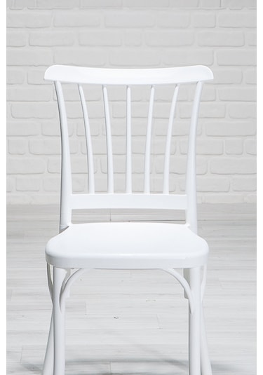 Violet Home Mutfak Sandalyesi 4 Adet - Beyaz