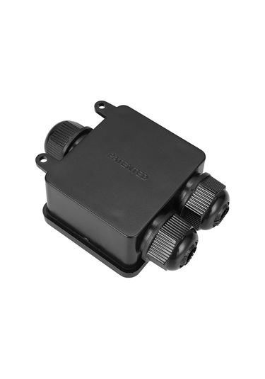 Youtek G712 Dış Mekan Kablolu Su Geçirmez Terminal Kutusu - Ip68 Koruyucu, 1 Giriş 2 Çıkışlı Abs/pc Malzeme, 10a Akım Kapasitesi