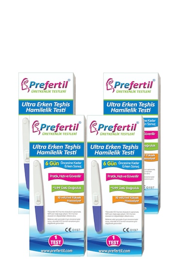 Ultra Erken Teşhis Gebelik/hamilelik Testi - 4 Kutu 4 Test