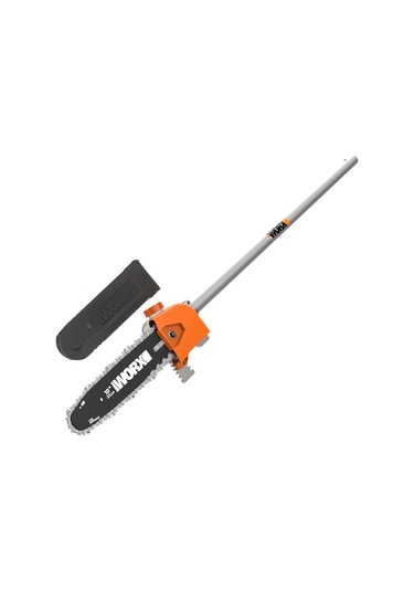 Worx Wa0222 Wg186e.1 İle Uyumlu 25cm Teleskobik Uzatmalı Zincirli Dal Budama Başlığı