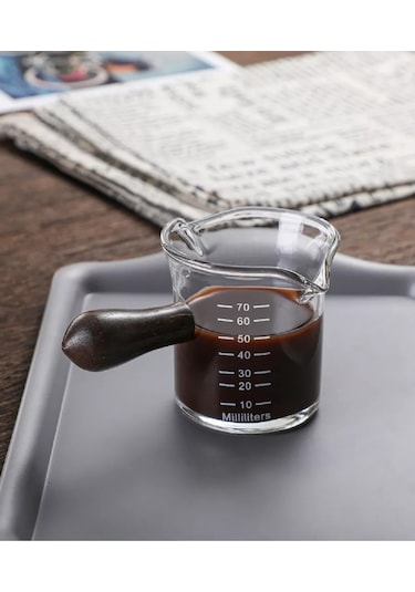 Coffeekoff Cam Ölçü Kabı, Espresso Pikeleri Ve Shot İçin, 70 Ml 193325081 Beyaz