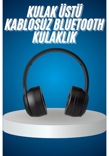 Wireless 5.0 Bluetooth Kablosuz Kulaklık Anc Özellikli Kulak Üstü Ayarlanabilir