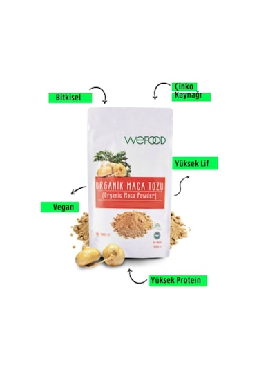 Wefood Organik Maca Tozu 100 gr