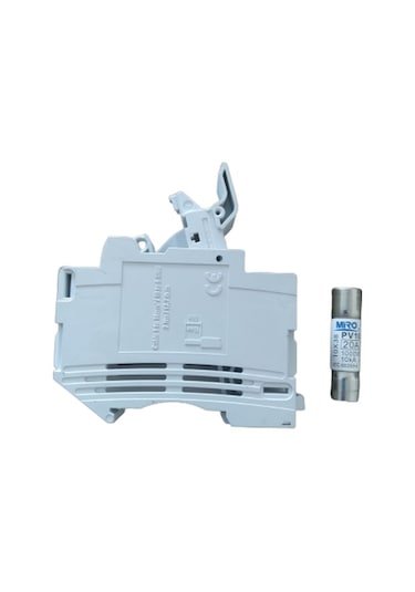 20 A Amper DC 1000 Volt Solar Kartuş Silindirik Sigorta ve Yuvası