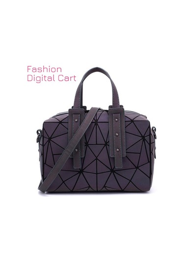 Moda Kadın Çantası Omuz Çantası Aydınlık Haberci Çantaları Geometri Çapraz Çanta Yüksek Kapasiteli Black2 Çok Renkli