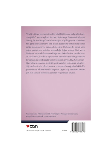 602. Gece - Murat Gülsoy - Can Yayınları