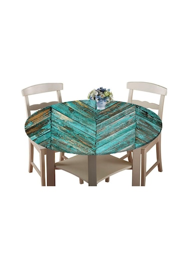 Suntek Su Geçirmez Masa Örtüsü İçin 120 Cm Yuvarlak D