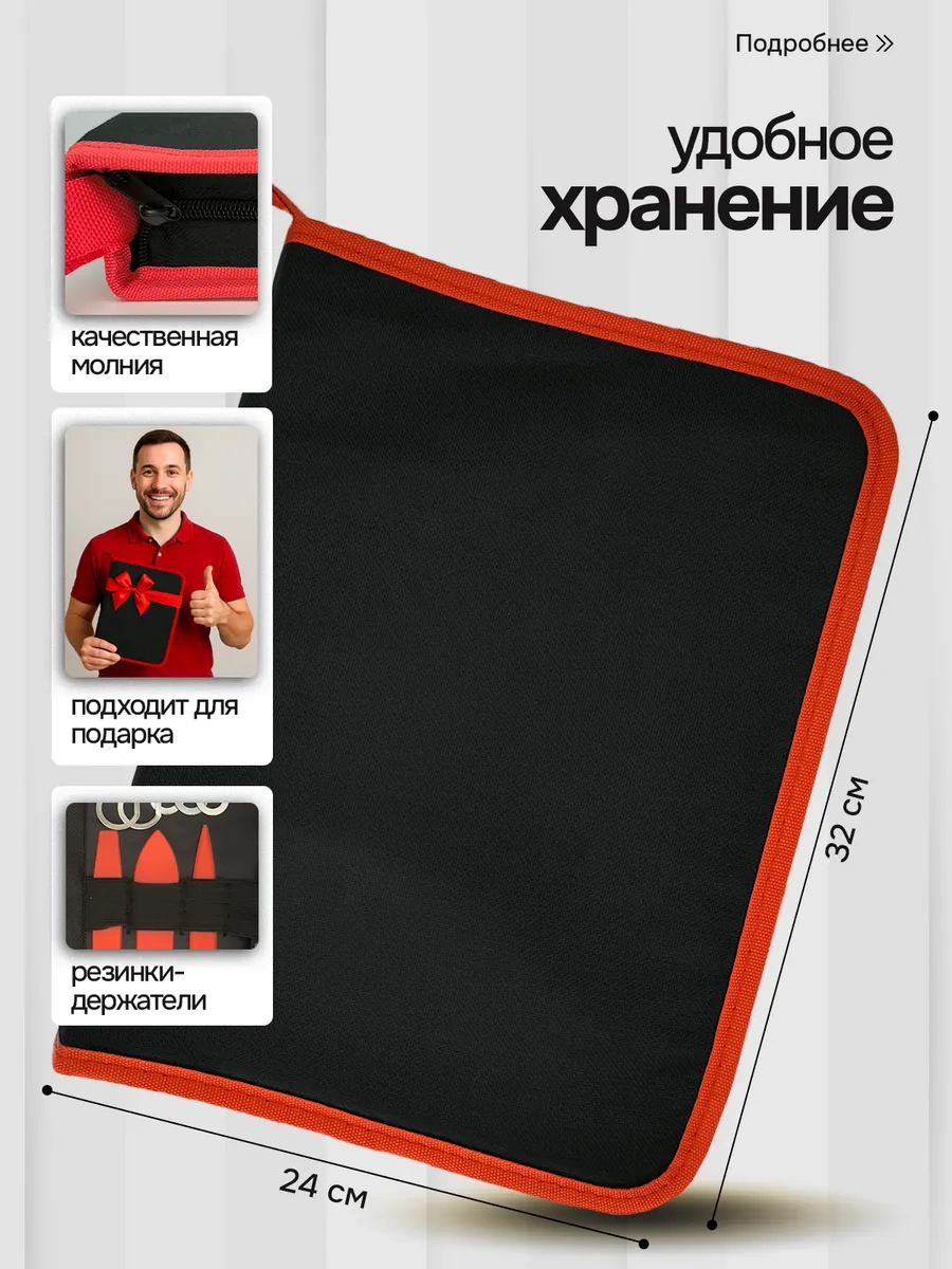 Primeparts Otomobil İçi Döşeme Sökücü Seti 19 Parça Kırmızı 113422321