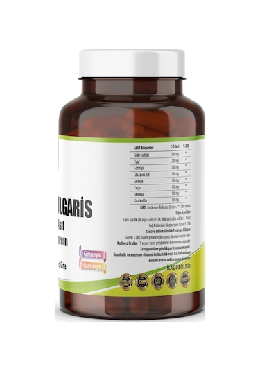 Ncs Berberis Vulgaris Alfa Lipoik Asit Tarçın Zerdeçal 120 Tablet