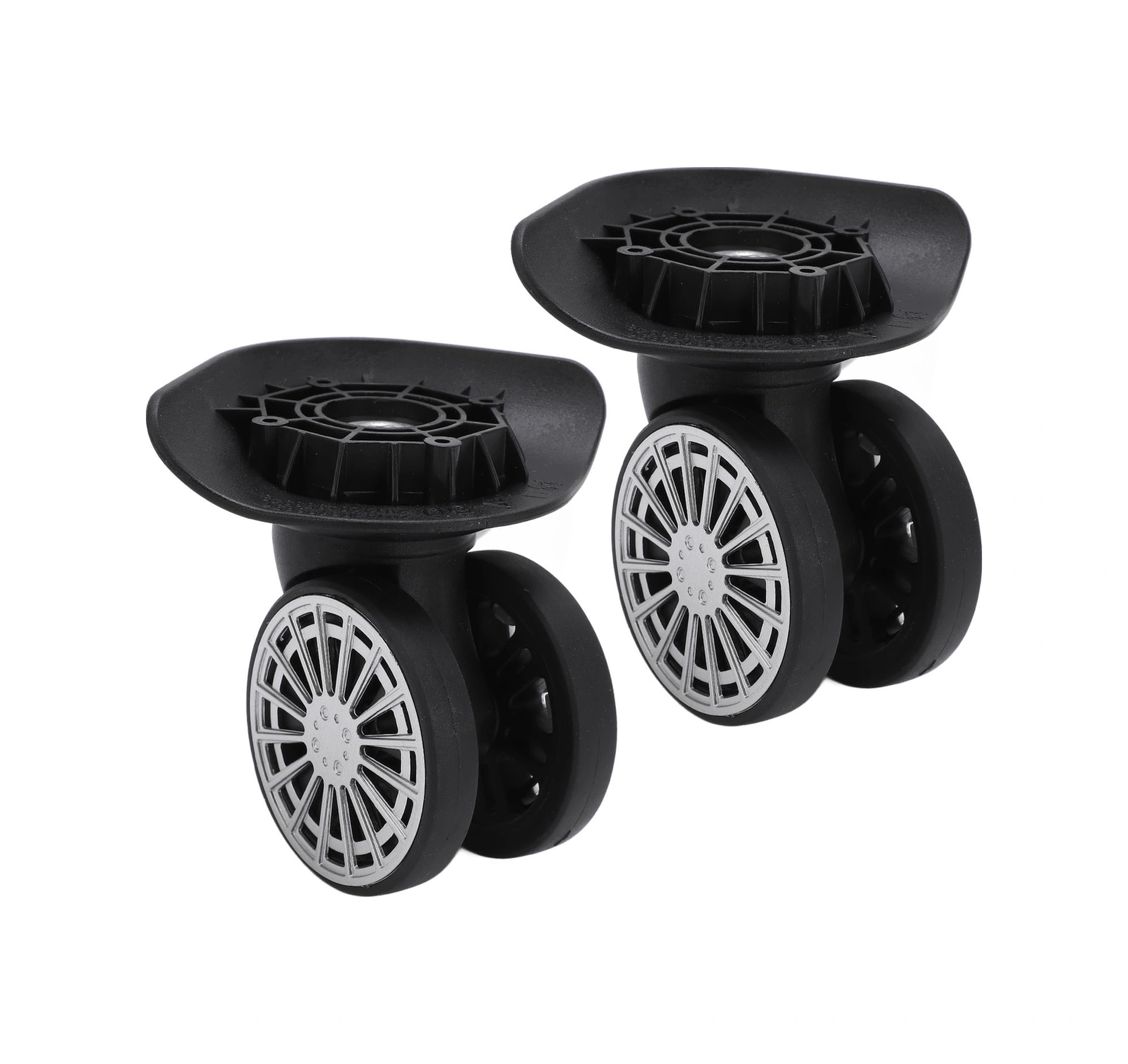 Vkemall A60 Modeli Valiz Tekerlekleri, Sessiz Çalışma, Dayanıklı Pp+pet Malzeme, Yüksek Yük Taşıma Kapasitesi, Kolay Kurulum, 2 Adet Tekerlek Ve 8 Adet Vida İle Birlikte