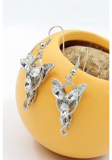 Chavin Gri A-leaf Lord Of The Rings Arwen Evenstar Küpe Eu80 Gri