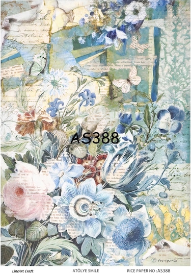 Lineart Pirinç Dekopaj Kağıdı La-as388