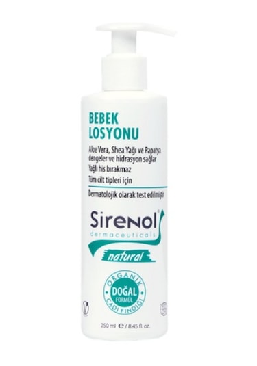 Sirenol Natural Cadı Fındığı Bebek Losyonu 200 ML