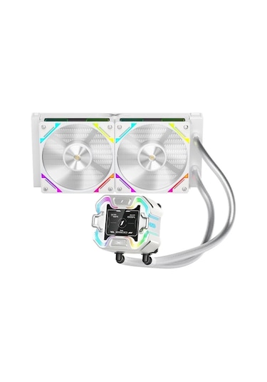 1st Player X Starshıp 240mm Beyaz Argb Ips 2.4" Dijital Ekranlı Am5,am4/lga 1851, Lga 1700 Premıum İ