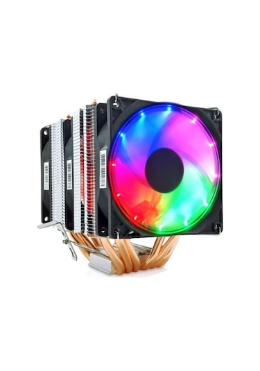 Coldpower 6p3 6 Bakır Boru 3 Rgb Fan 160 Tdp Işlemci Fanı