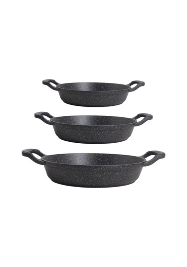 Davet Döküm 3'lü Granit Lüks Sahan Davet