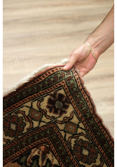 Kayseri Çeyrek El Dokuma Halı - Yün Üstü Pamuk - Leh4477975044 Kırmızı