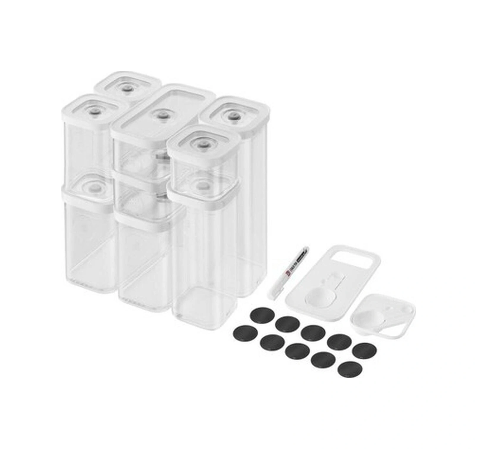 Zwilling Fresh&save Cube Set S/m 12-parça Şeffaf-beyaz - Krem
