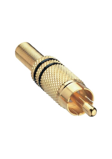 Electroon Rca Erkek Tos Jak Fiş Metal - 10Adet