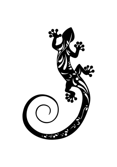 Homyl Metal Gecko Kertenkele Duvar I Sundurma Dekorasyon 30cmx18,4cm