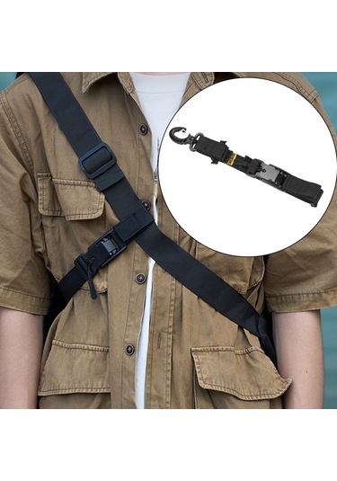 Suntek Çapraz Askılı Çanta Göğüs Askısı Sırt Çantası Siyah