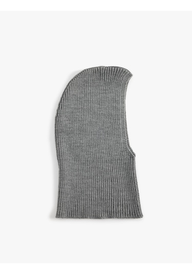 Koton Basic Balaklava Kar Maskesi Gri 5wam50099aa Gri