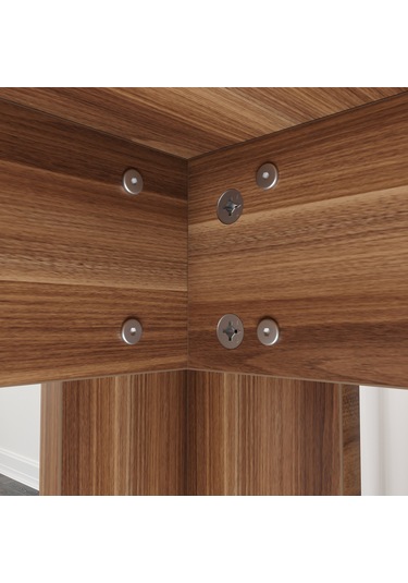 Pasific Home Single Mutfak Yemek Masası, 120x80 cm, Dikdörtgen, Ceviz