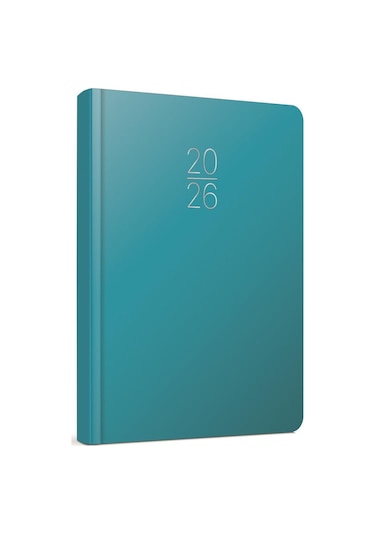 Gıpta 2026 Günlük Çizgili Ajanda 17x24 Cm 107-eck Turkuaz Turkuaz