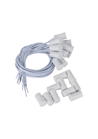 Tenfowee 10 Çift Ev Alarm Sistemi Kablolu Pencere Kapı Sensörü - Dışarıdaki Güç Gerektirmez, Direkt Alarm Kontrol Paneline Bağlanır