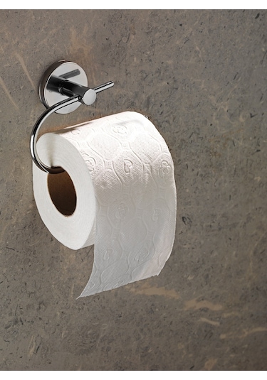 Yapışkanlı Tuvalet Kağıtlığı Wc Kağıtlık Tuvalet Kağıdı  Askısı Krom S-107