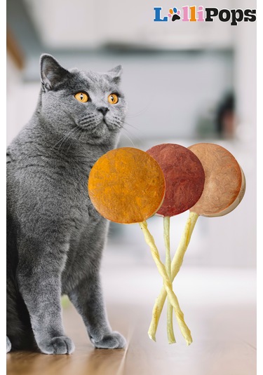 Petpops 3'lü Freeze Dry Lollipops Lezzet Paketi Doğal Ve Ödül