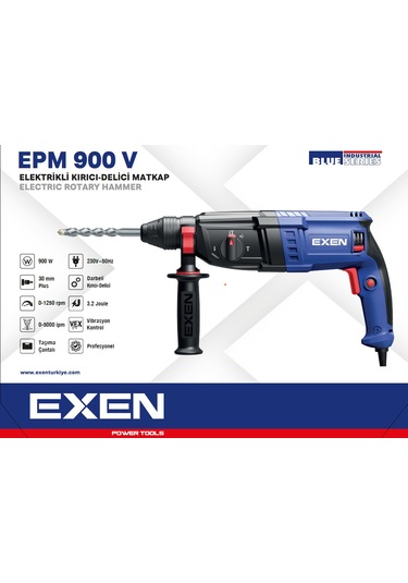 Exen EPM 900 V Elektrikli Kırıcı Delici Matkap