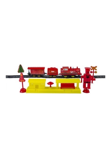 Uj Toys 26 Parçalı İstasyonlu Pilli Tren Seti Uj6105