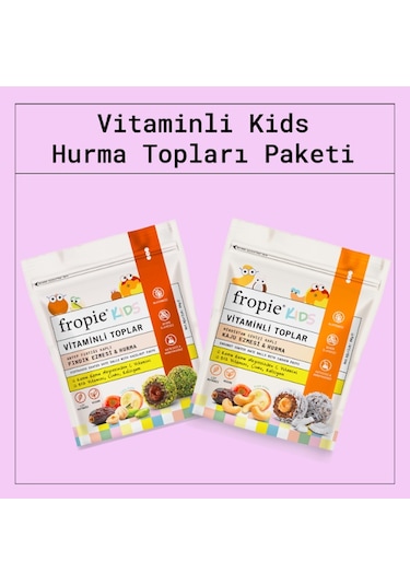 Fropie Vitaminli Kids Karışık Meyve Topları 2 x 80 G