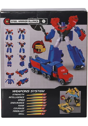 Lj1652 Metal Gövdeli Dönüşebilen Robot -gepettoys