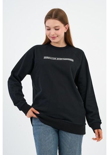 Alexander Gardi Baskılı Regular Fit Sweatshirt Unx-731-00-wn Siyah