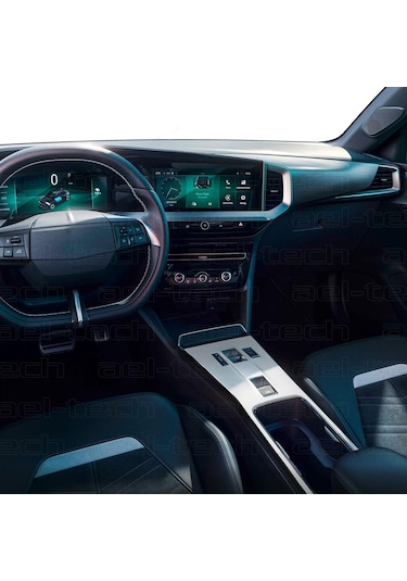 Opel Mokka 2025 Uyumlu Dijital Gösterge, 10 İnç Navigasyon Ve Orta Konsol Koruyucu 3'lü Set