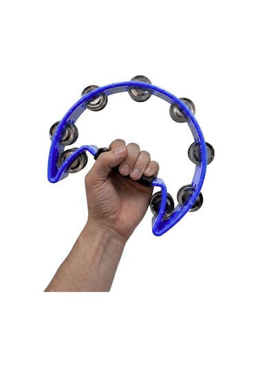 Temel Yarım Ay Tef 16 Zilli Mavi 21.5 Cm By11-12