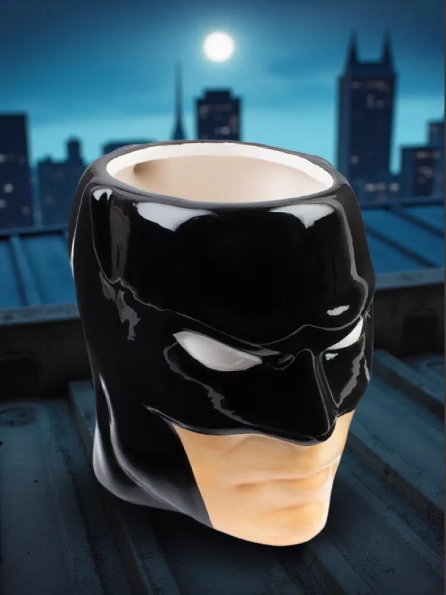 Teplo V Rukah Çay Ve Kahve İçin Batman Hediye 3d Seramik Bardak 188880413 Siyah