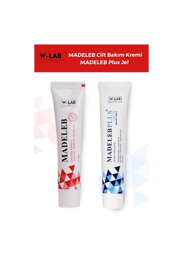 W-Lab Cosmetics Madeleb Krem + Madeleb Plus Jel Set