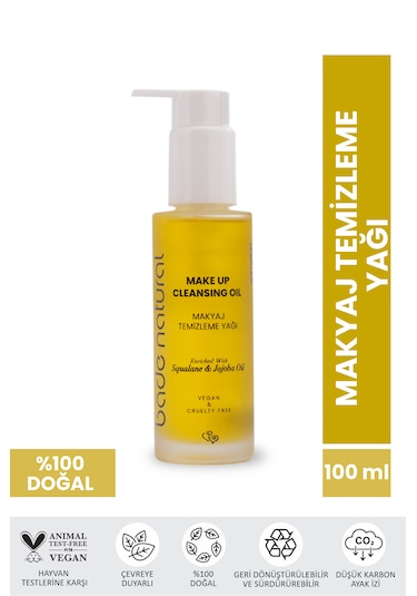 Bade Natural Jojoba Ve Skualan İçerikli Makyaj Temizleme Yağı 100 ML