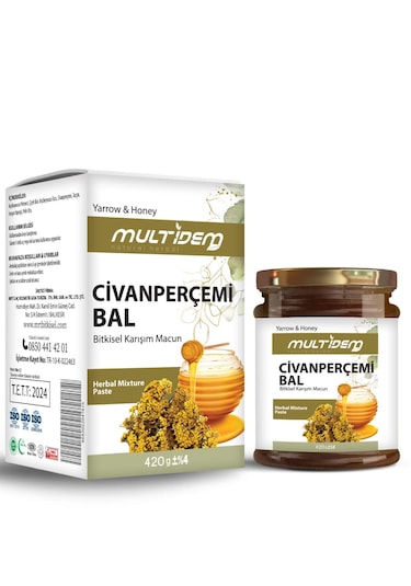 Multidem Civanperçemli Ballı Bitkisel Karışım Macun 420 G