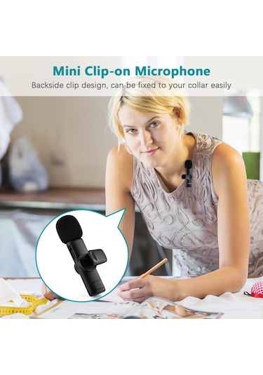 Skycıty Kablosuz Mikrofon, 20 Metre Engelsiz Transfer